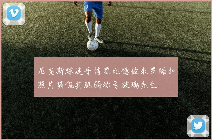 尼克斯球迷手持恩比德被米罗隔扣照片调侃其脆弱称号玻璃先生